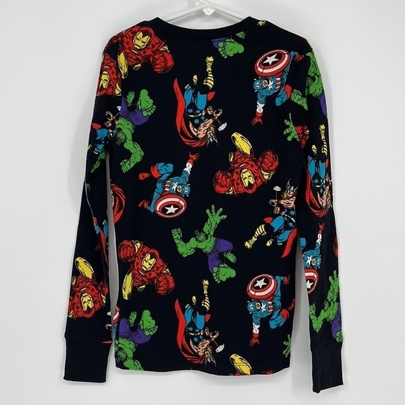 Marvel Amazon Essentials Long Sleeve Superhero Pajama Top Kids Size Large NWT! - Picture 6 of 6